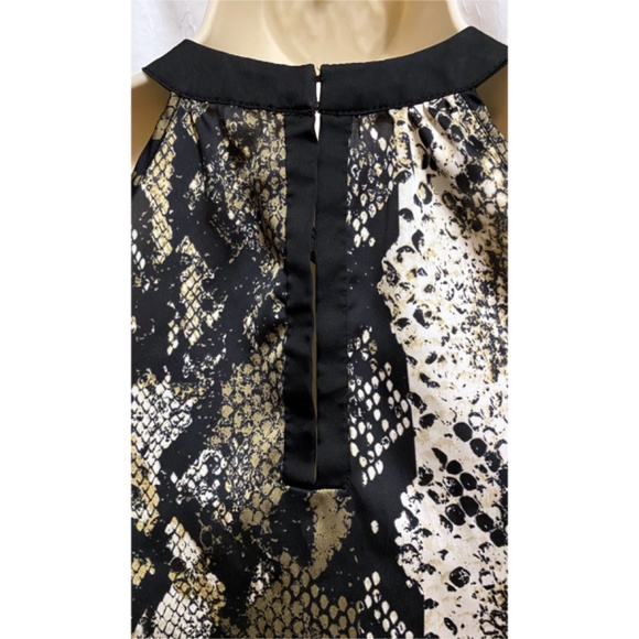 Kenneth Cole New York Snake Print Blousen tank top sz: XS - Picture 5 of 6